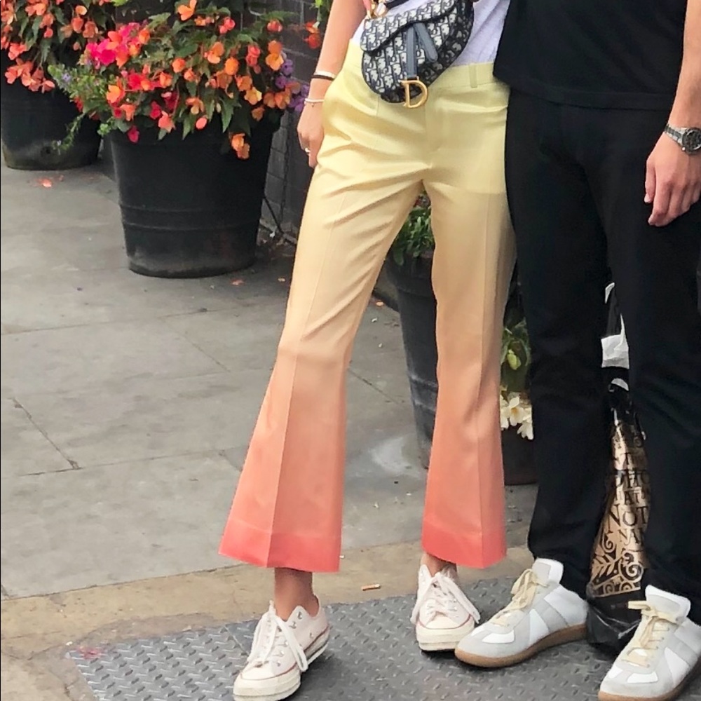 Each X Other ombré silk pants